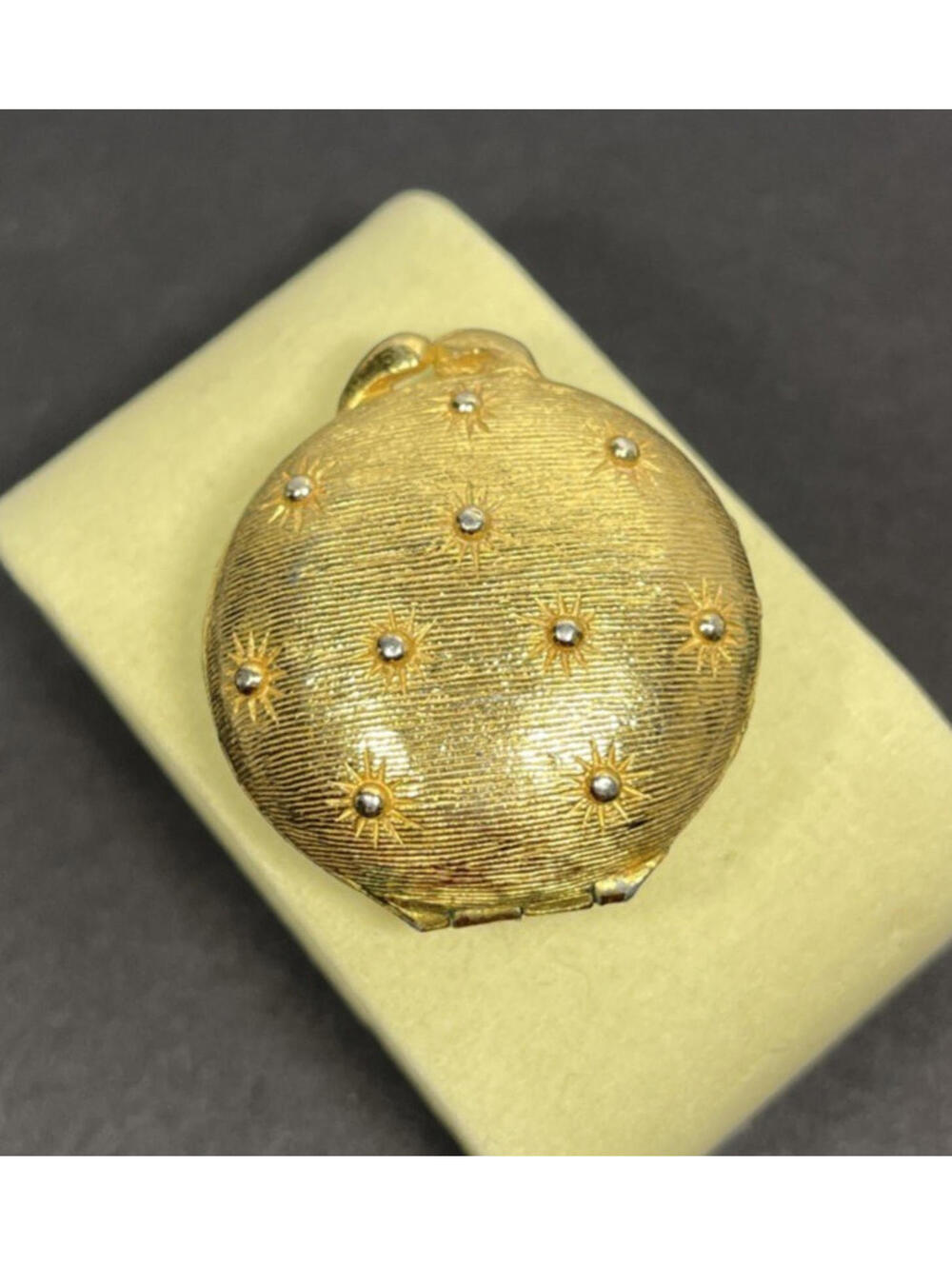 Vintage Houbigant Chantilly Solid Perfume Compact Perfume